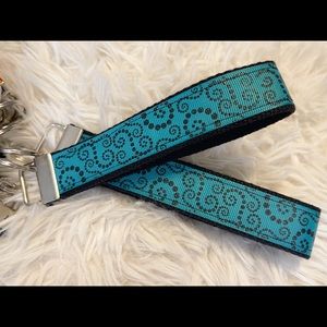 Hand Crafted Swirls 6” Key Fob Key Ring